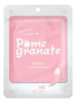 Маска тканевая с экстрактом граната MJ Care On Pomegranate Mask Pack 22г