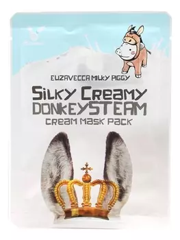 Маска тканевая с паровым кремом Milky Piggy Silky Creamy Donkey Steam Cream Mask Pack: Маска 25мл