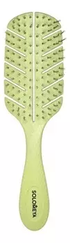 Массажная расческа для волос Scalp Massage Bio Hair Brush Mini Green