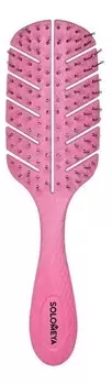 Массажная расческа для волос Scalp Massage Bio Hair Brush Mini Pink