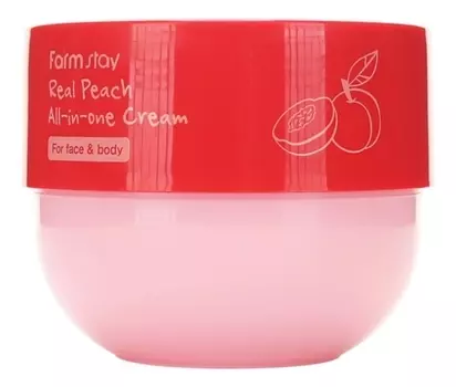 Многофункциональный крем для лица и тела с экстрактом персика Real Peach All-In-One Cream 300мл