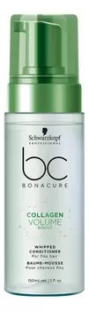 Мусс-кондиционер для тонких и ослабленных волос BC Collagen Volume Boost Whipped Conditioner 150мл