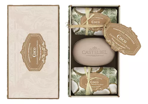 Мыло Coconut: мыло 3*150г