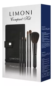 Набор Compact (6 кистей д/макияжа + чехол)