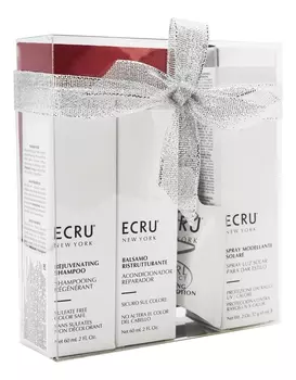 Набор для интенсивного очищения и финишной укладки волос (шампунь интенсивно очищающий 60мл + кондиционер восстанавливающий 60мл + лак сухой подвижной фиксации 65мл + крем для четкости локонов 10мл)