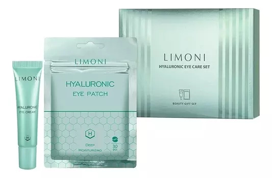 Набор для кожи вокруг глаз с гиалуроновой кислотой Hyaluronic Eye Care (тканевые патчи Eye Patch 30шт + крем Eye Cream 15мл)