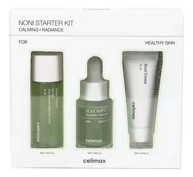Набор для лица с экстрактом нони The Real Noni Starter (тонер 20мл + сыворотка 10мл + крем 10мл)