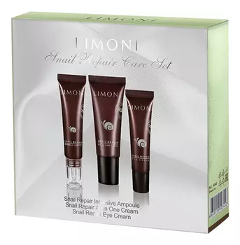 Набор для лица Snail Repair Care (крем All In One Cream 25мл + крем для кожи вокруг глаз Eye Cream 15мл + сыворотка Intensive Ampoule 15мл)