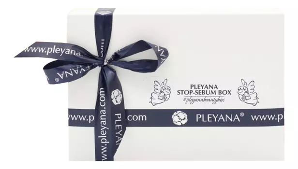 Набор для лица Stop-Sebum Box (крем 4*2мл + спа-маска 20мл + маска 2*10мл + термальная вода 50мл + гоммаж 5мл + пилинг-маска 5мл + спонж)