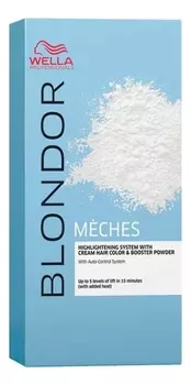 Набор для мелирования Blondor Blonde Meches (безаммиачная крем-основа 60мл + порошок-активатор 2*30г)