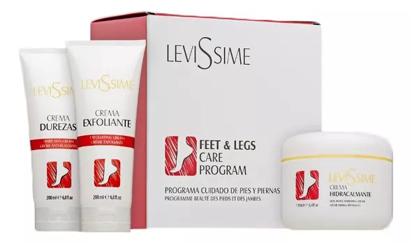 Набор для ног Feet &amp; Legs (крем-эксфолиант 200мл + д/для коррекции сухих мозолей 200мл + увлажняющий крем 200мл)