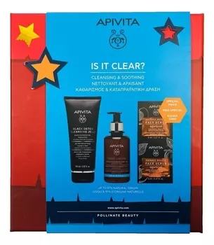 Набор для очищения лица Is It Clear (очищающий гель 150мл + тоник 200мл + скраб 2*8мл)