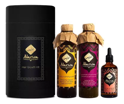 Набор для ухода за волосами (стимулирующий шампунь для роста волос 250мл + маска для роста волос 250мл + активизирующая смесь масел 100мл)