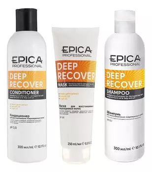 Набор для волос Deep Recover (шампунь 300мл + кондиционер 300мл + маска 250мл)