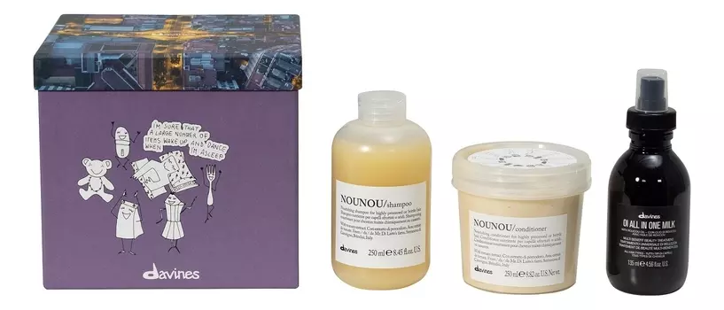 Набор для волос Nounou (шампунь 250мл + кондиционер 250мл + молочко 135мл)