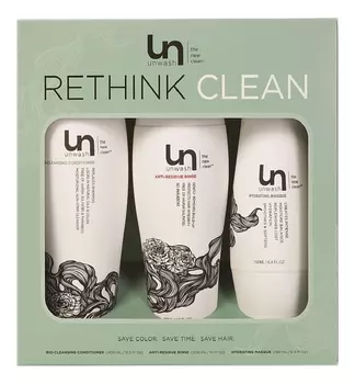 Набор для волос Rethink Clean (bio-кондиционер 400мл + ополаскиватель 300мл + маска 190мл)