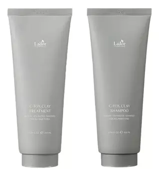 Набор для волос с глиной и морскими минералами C-Tox Clay 2*200мл (маска + шампунь)