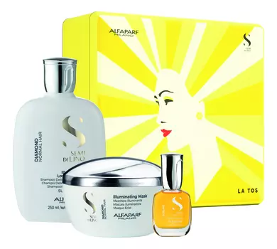 Набор для волос SDL Holiday 2020 Diamond (шампунь 250мл + маска 200мл + масло 15мл)