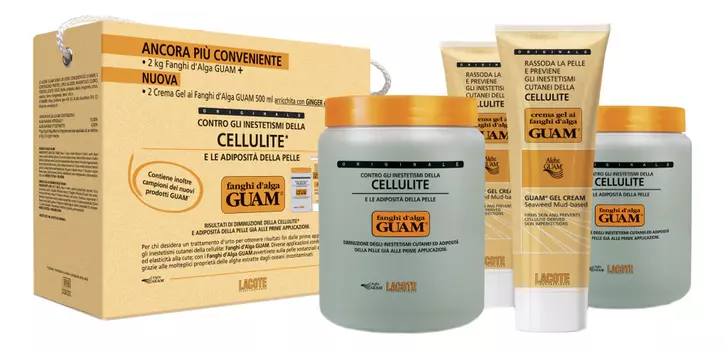 Набор Fanghi D'Alga (маска антицеллюлитная 2*750мл + гель-лифтинг укрепляющий 2*250мл)