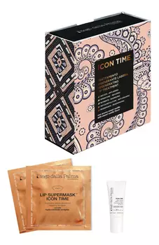Набор Icon Time Lip (бальзам с эффектом объема 8мл + супер маска для губ с гиалуроновой кислотой 2шт)