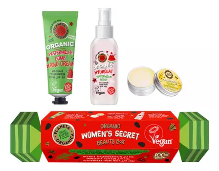 Набор Women`s Secret (крем д/рук 30мл + бальзам д/губ 15мл + тоник-мист д/лица 50мл)