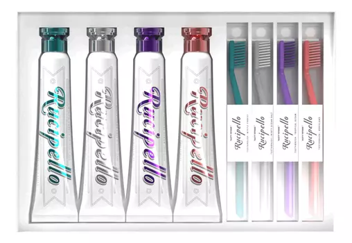 Набор (зубная паста 4*100мл + зубная щетка 4шт)