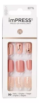 Накладные ногти Летний гербарий Impress Manicure Color KIM015C 30шт (короткая длина)