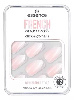 Накладные ногти на клейкой основе French Manicure Click &amp; Go No02 Babyboomer Style
