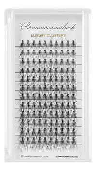 Накладные пучки ресниц Luxury Clusters F 120шт: Mix