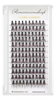 Накладные пучки ресниц Luxury Clusters M 120шт: Long