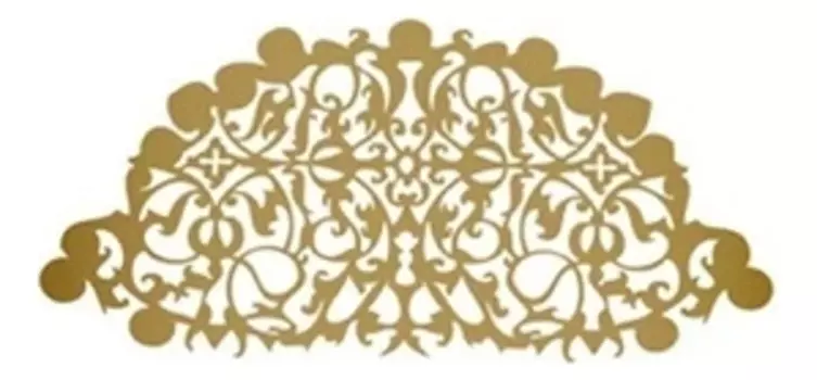Наклейка для лица Renaissance Demi Veil : Satin Gold