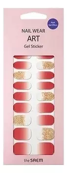 Наклейки для ногтей Nail Wear Art Gel Sticker 24шт: No 02
