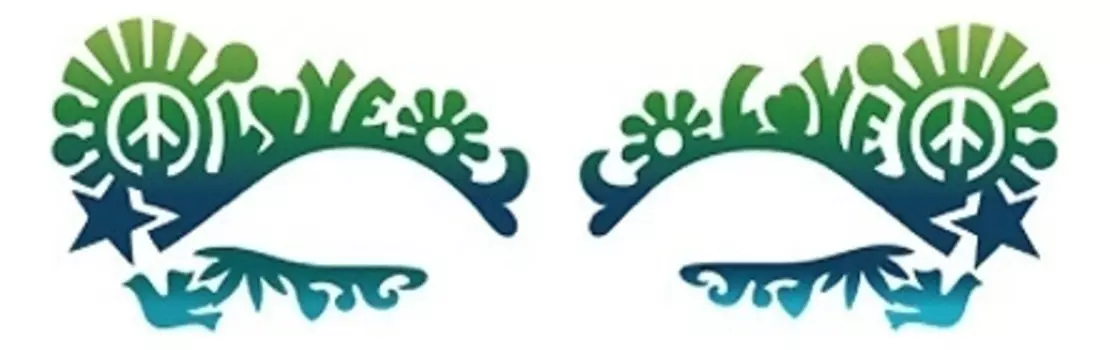 Наклейки на глаза Dovechild Festival : Sea