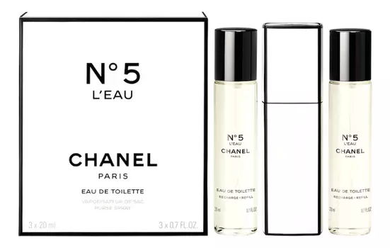 No5 L'Eau: туалетная вода 3*20мл