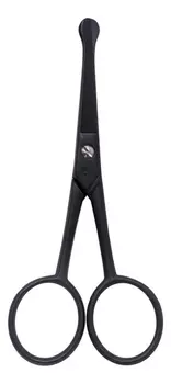 Ножницы для удаления волос в носу Black Edition 10см 307black