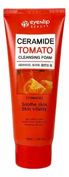 Очищающая пенка с экстрактом томата Ceramide Tomato Cleansing Foam 100мл