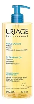 Очищающее пенящееся масло для лица и тела Huile Lavante: Масло 500мл