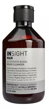 Очищающее средство для бороды с экстрактом финика, грецкого ореха и имбиря Man Beard Cleanser: Средство 250мл