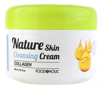 Очищающий крем для лица с коллагеном Nature Skin Cleansing Cream Collagen 300мл