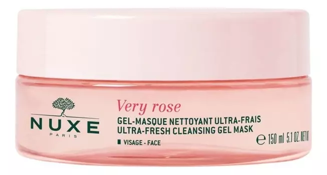 Освежающая очищающая гель-маска для лица Very Rose Gel-Masque Nettoyant Ultra-Frais 150мл