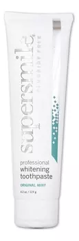 Отбеливающая зубная паста без фтора Whitening Toothpaste Original Mint Fluoride Free 119г (лесная мята)