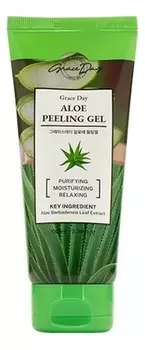 Отшелушивающий гель для лица с экстрактом алоэ вера Aloe Peeling Gel 100мл