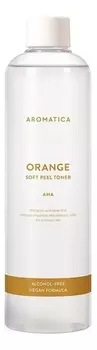 Отшелушивающий тонер для лица с экстрактом апельсина Orange Soft Peel Toner 350мл