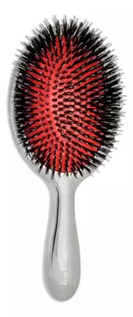 Овальная щетка для волос Silver XL Oval BM7 (металлическая, матовая)