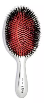 Овальная щетка для волос Silver XL Oval SL7 (металлическая, глянцевая)