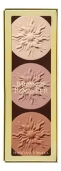 Палетка для контуринга и стробинга лица Bronze Booster Glow-Boosting Strobe and Contour Palette 9г