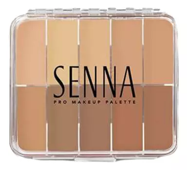 Палетка кремовых тональных основ Mini Slipcover Cream To Powder Palette 42г: Light-Medium 1