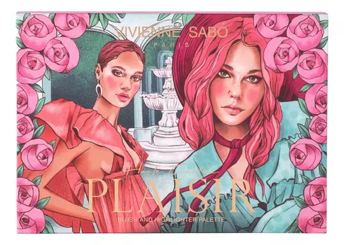 Палетка румян и хайлайтеров Haute Couture Plaisir 23г