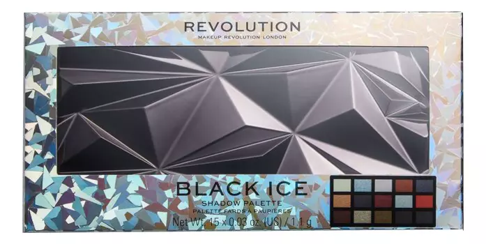 Палетка теней для век Black Ice 16,5г