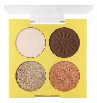 Палетка теней для век Fleur Du Soleil Eyeshadow Palette 4,8г: No 1
